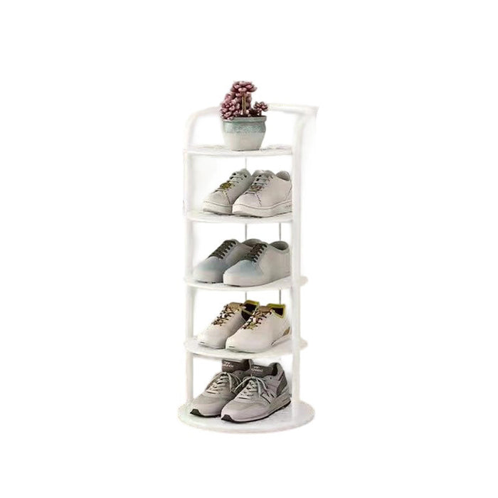 Modern Minimalist Shoe Rack | Round Multi Tier