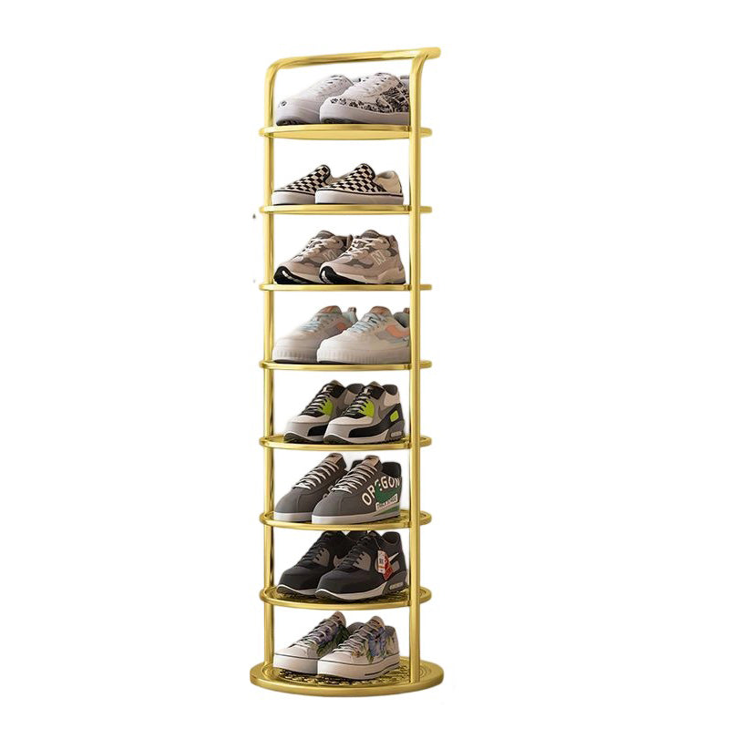 Modern Minimalist Shoe Rack | Round Multi Tier