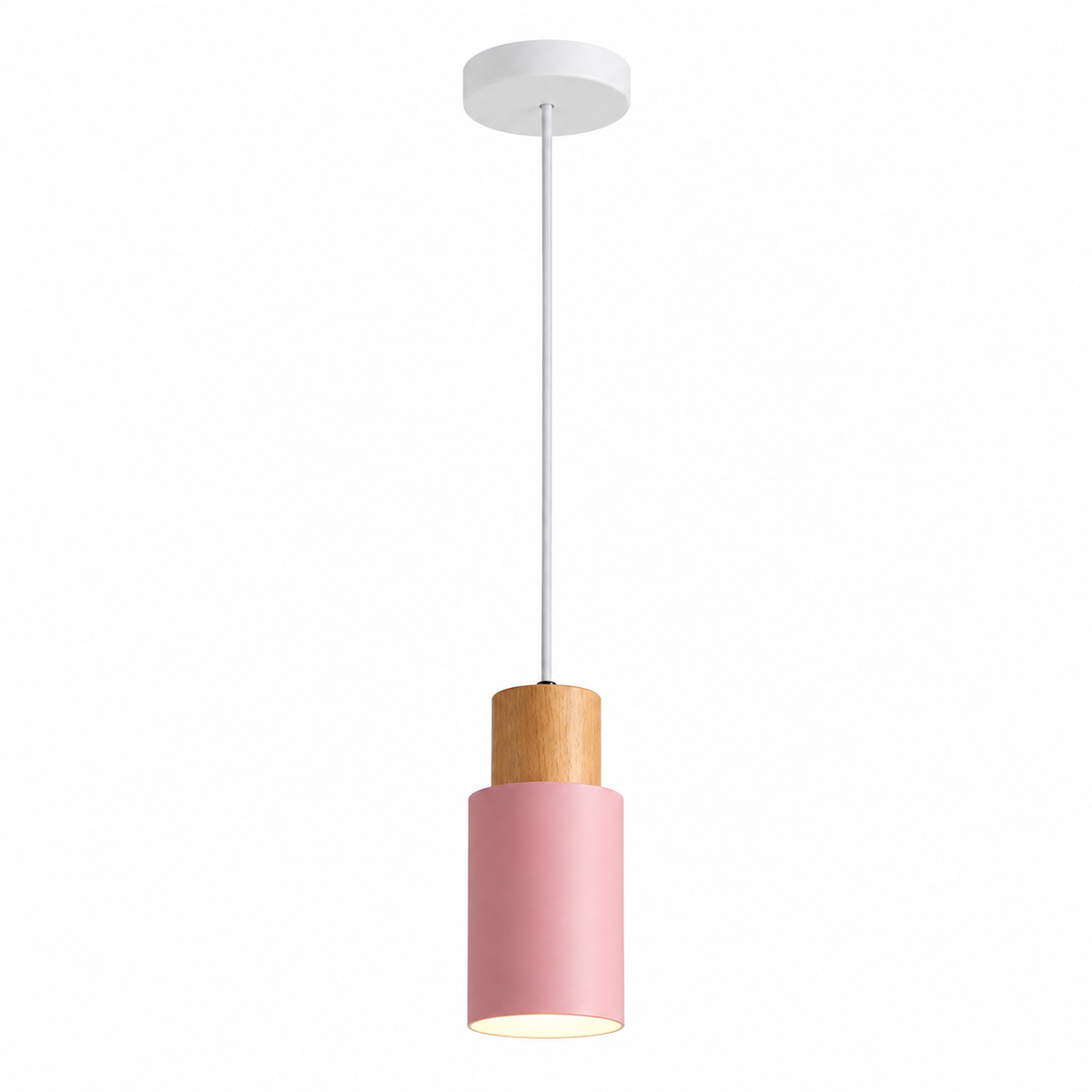 Nordic Macaron Cylinder Single LED Pendant Light