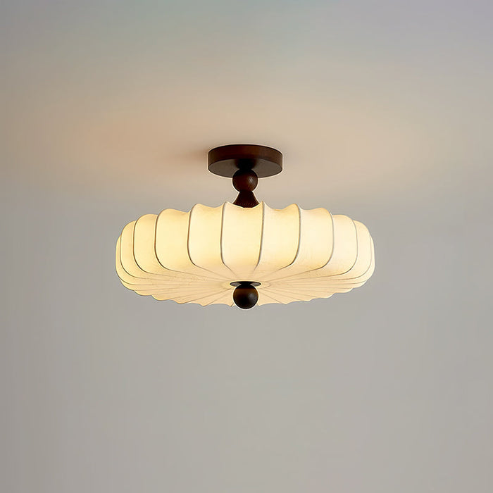 Japandi Ceiling Light | Semi Flush Mount For Bedroom Living Room