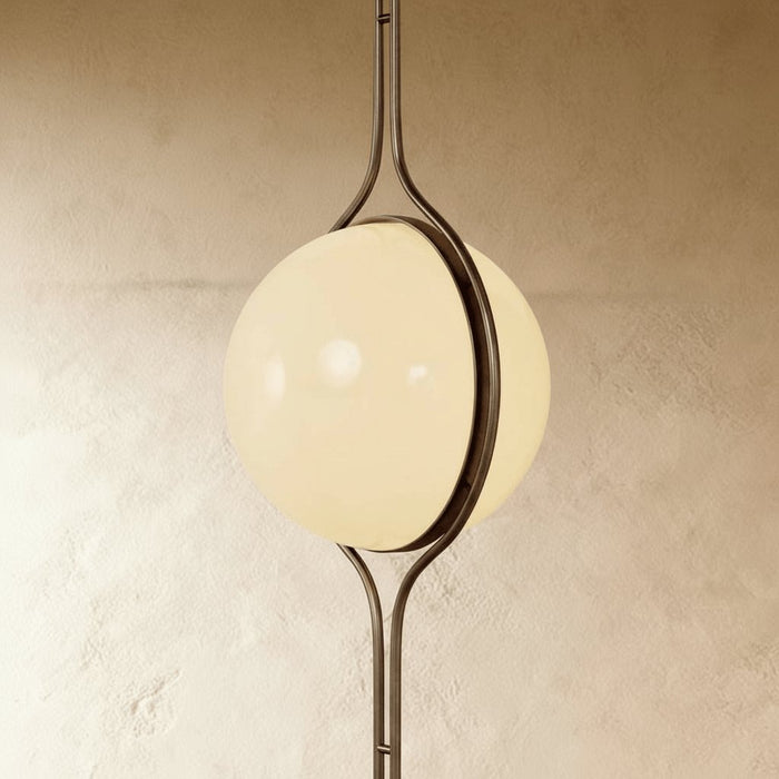 Modern Acrylic Globe Floor to Ceiling Lamp Hero