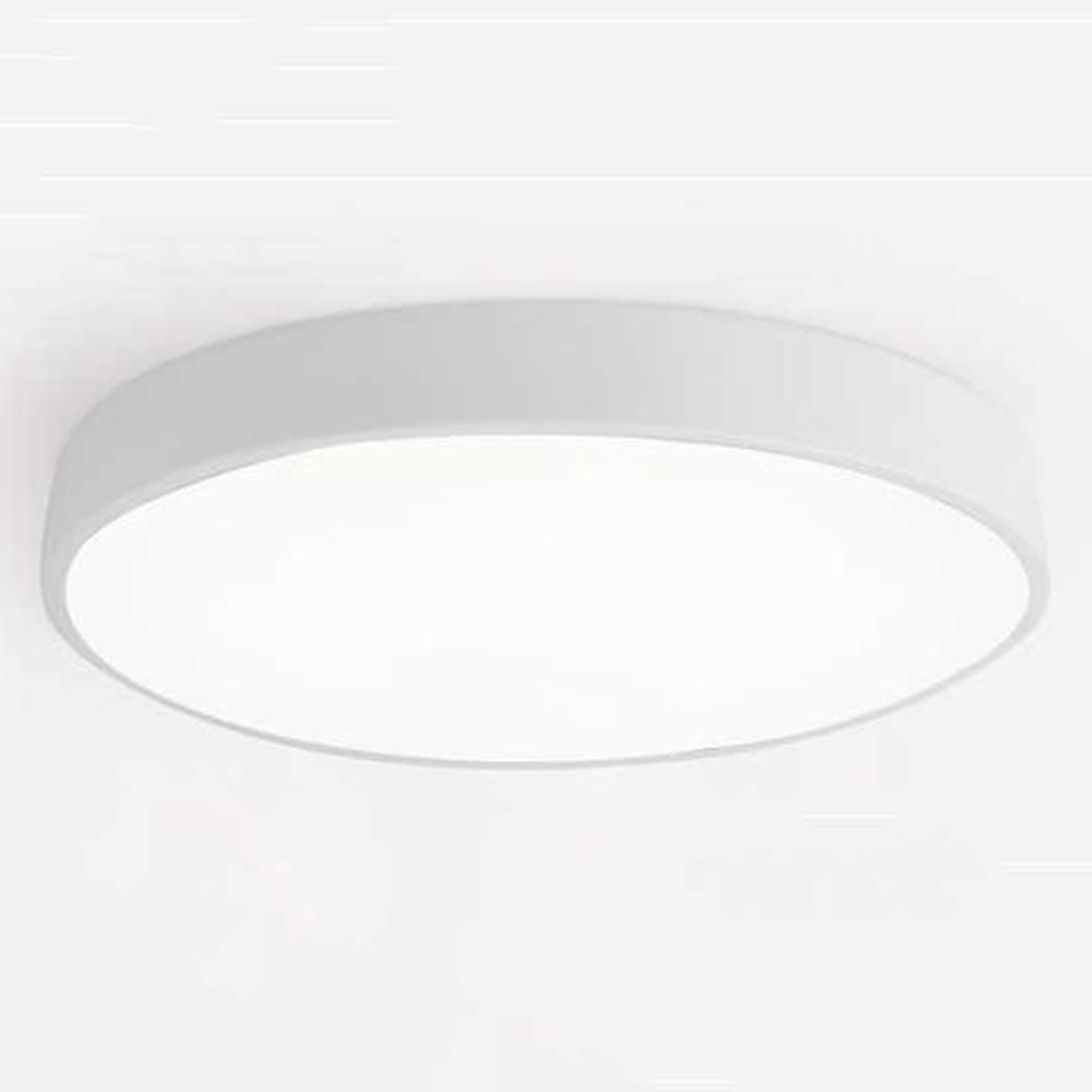 Modern Round LED Flush Ceiling Light Flat Disk View 31