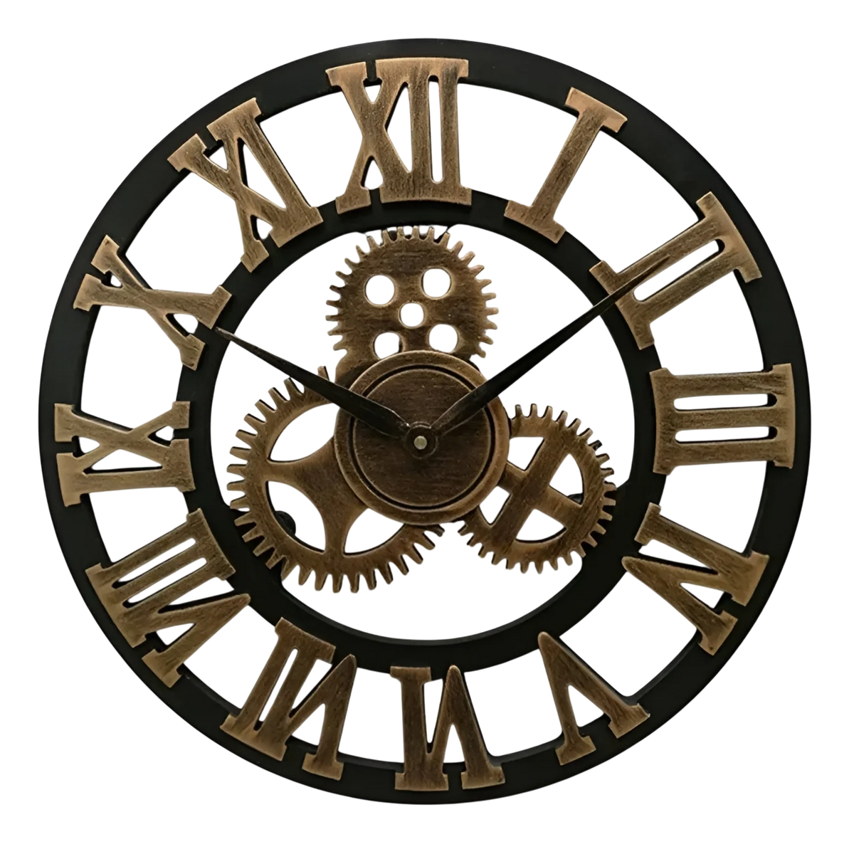 Industrial Wall Clock | Gear Design For Living Room & Office