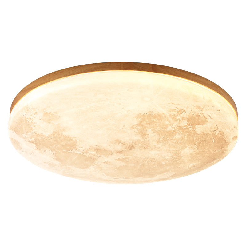 Nordic Minimalist Flush Mount Ceiling Light | Moon Round