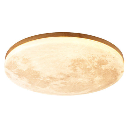 Nordic Minimalist Flush Mount Ceiling Light | Moon Round
