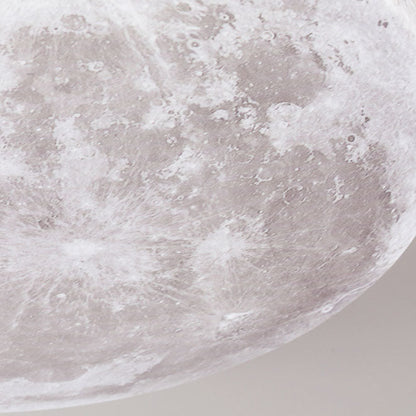 Nordic Minimalist Flush Mount Ceiling Light | Moon Round