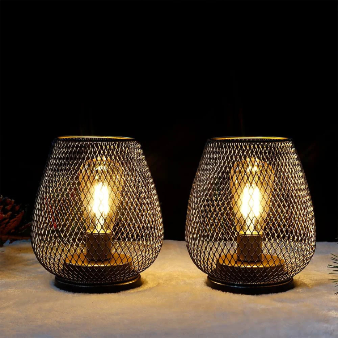 Wireless LED Table Lamp Lantern | Portable Ambient Lighting For Indoor And Outdoor
