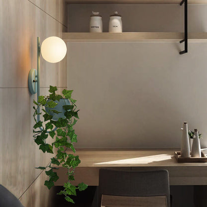 Storage Box Planting Pot Globe Wall Sconce Lamp