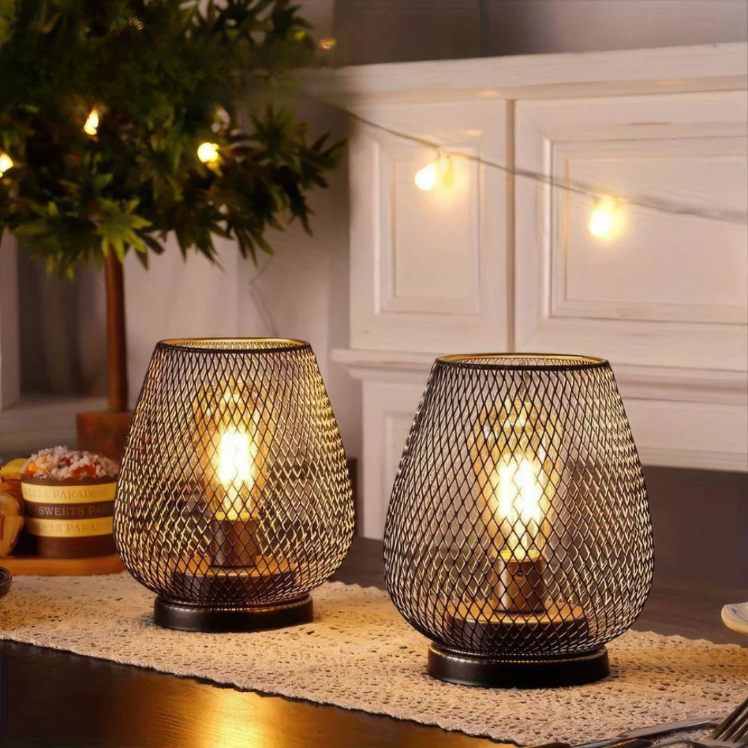 Wireless LED Table Lamp Lantern | Portable Ambient Lighting For Indoor And Outdoor