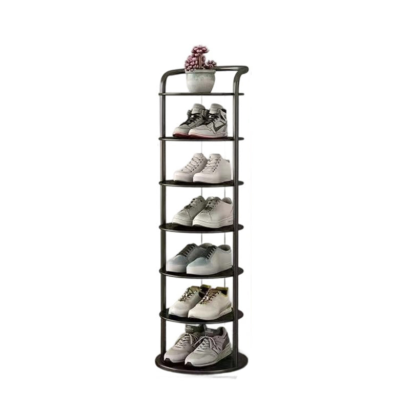Modern Minimalist Shoe Rack | Round Multi Tier