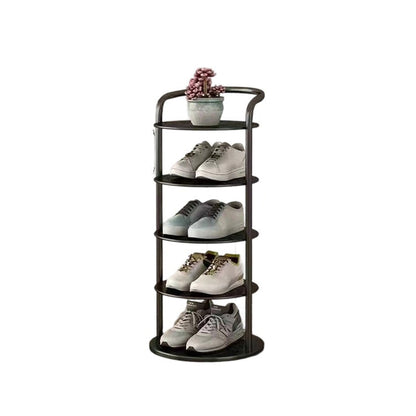 Modern Minimalist Shoe Rack | Round Multi Tier