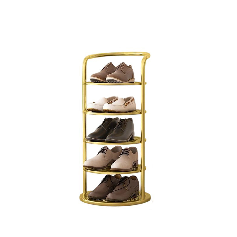 Modern Minimalist Shoe Rack | Round Multi Tier