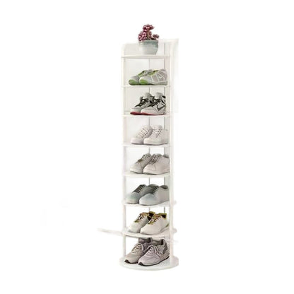 Modern Minimalist Shoe Rack | Round Multi Tier
