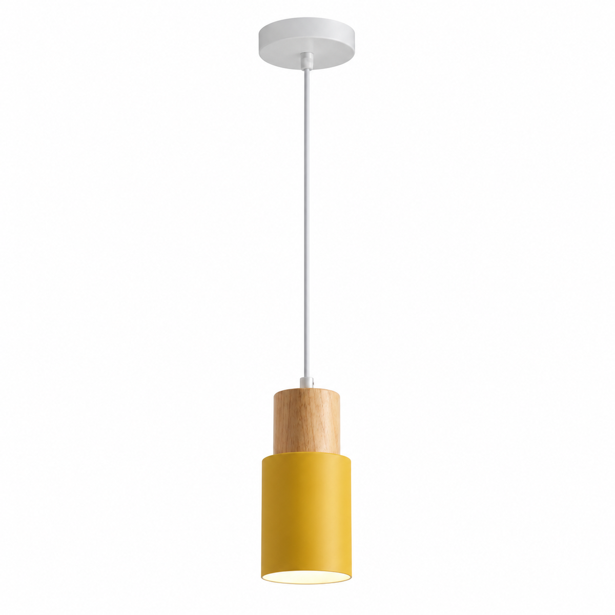Nordic Macaron Cylinder Single LED Pendant Light