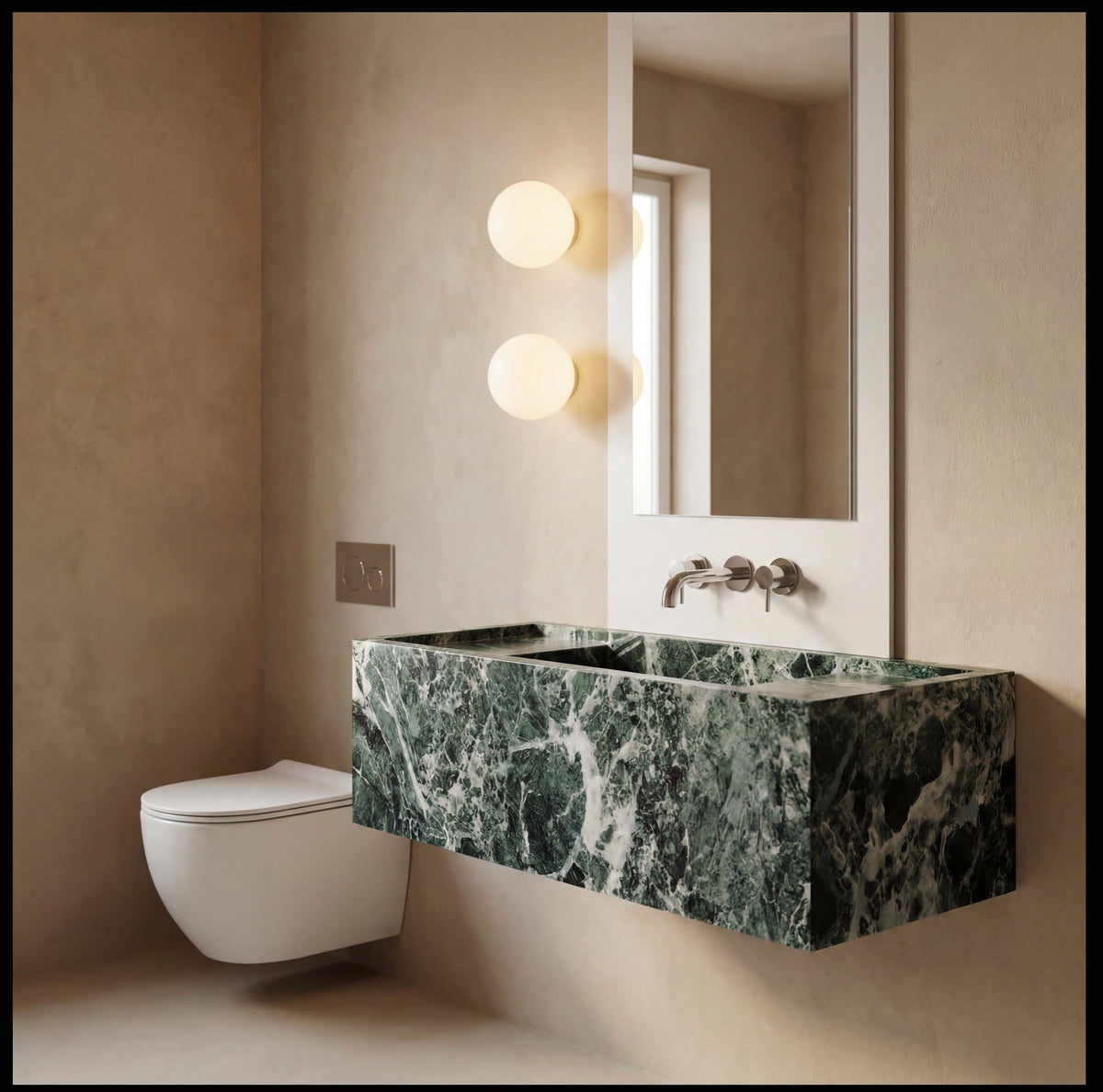 Globe Wall Light | Modern LED Round Sconce for Bathroom & Hallway