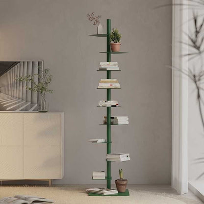 Modern Spiral Bookshelf Corner Storage Rack