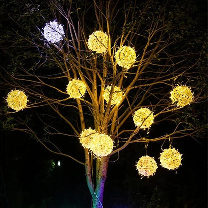 LED Garden Light Balls Outdoor | Hanging Sphere Lights