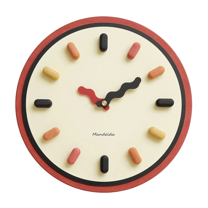 3D Nordic Wall Clock | Silent Sweep For Living Room & Bedroom