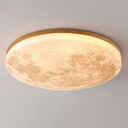 Nordic Minimalist Flush Mount Ceiling Light | Moon Round