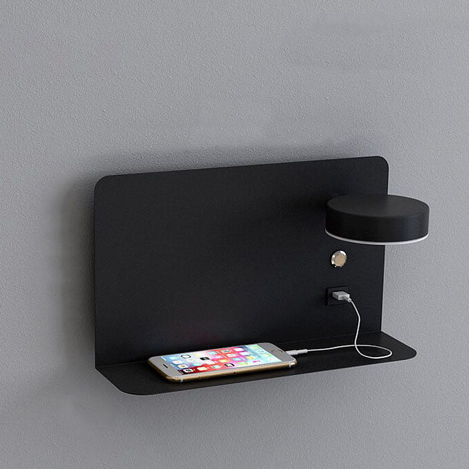 Modern Square LED USB Rechargeable Wall Sconce Lamp