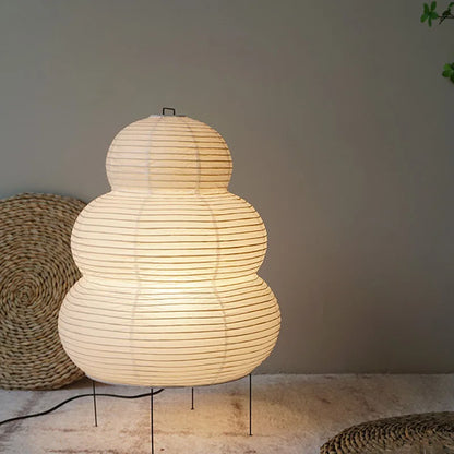 Japanese Style Floor Lamp | Dimmable Soft Ambient Lighting