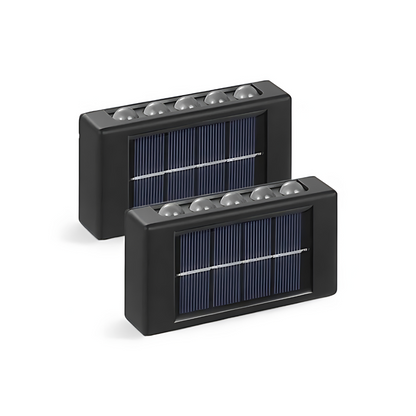 Solar Wall Lights | Motion Sensor Outdoor Fence And Patio Lighting