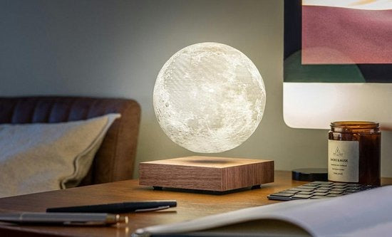 Levitating Moon Table Lamp | Floating Night Light