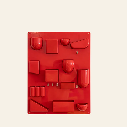 Wall Organiser Panel With Hooks And Pockets 68 x 52 cm