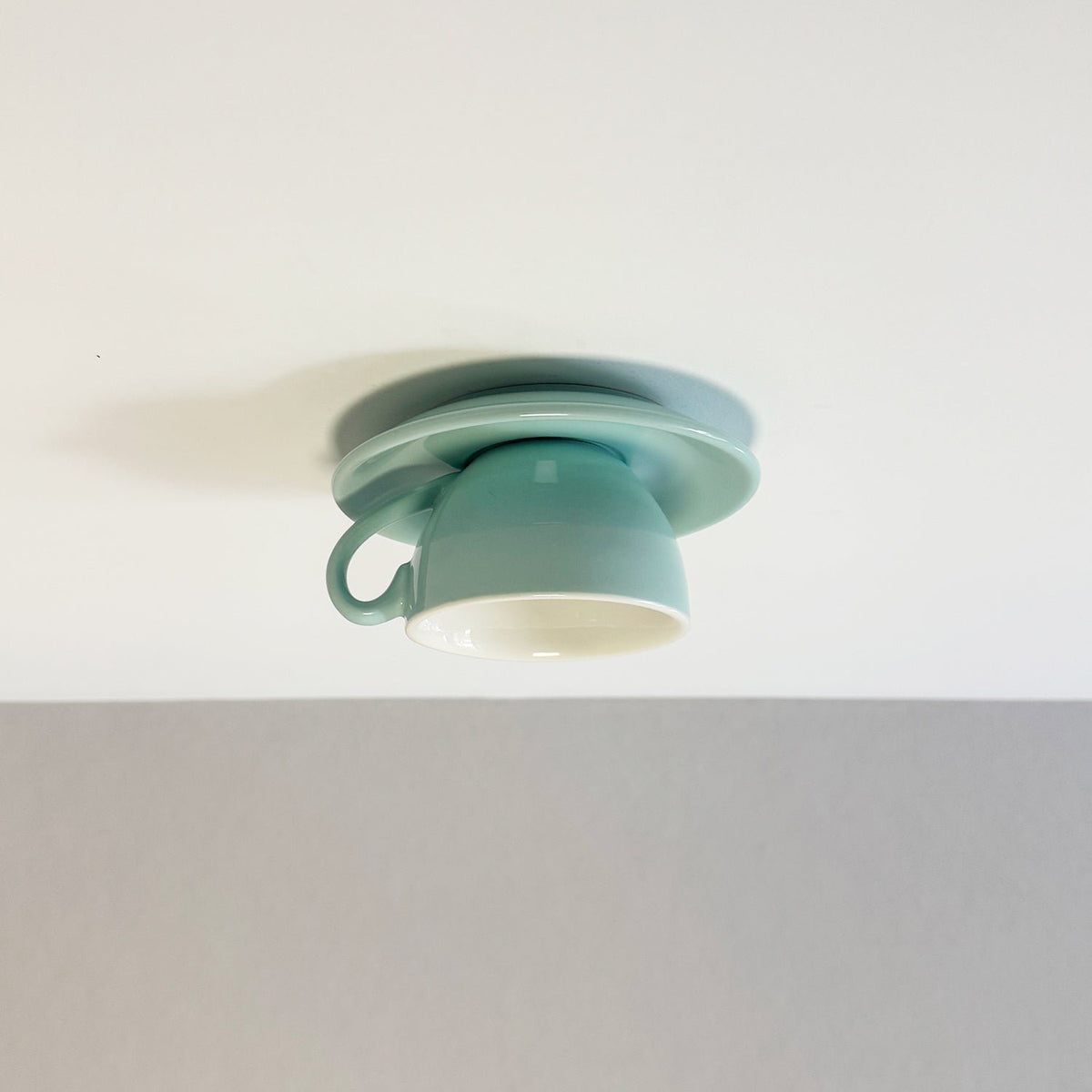 Aria Modern Coffee Cups Ceramic Flush Ceiling Lighting View 17