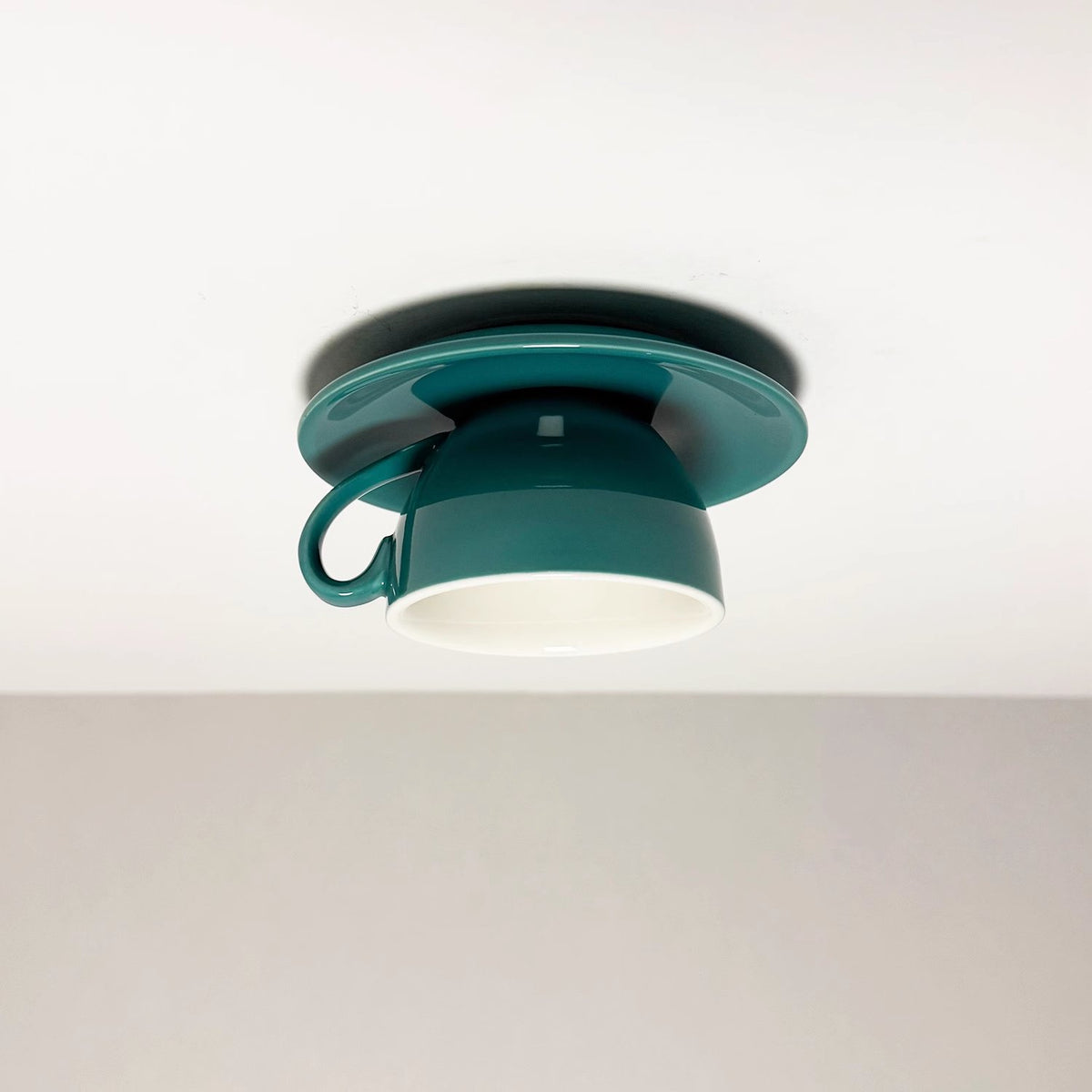 Aria Modern Coffee Cups Ceramic Flush Ceiling Lighting View 18