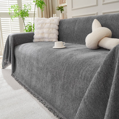 Boho Metal Fabric Sofa Cover Fringe Tassel View 23