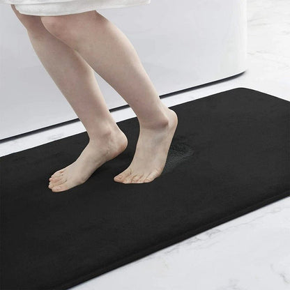 Elara Haus Bath Mat - Velvet Memory Foam Non Slip Bathroom Mats View 14