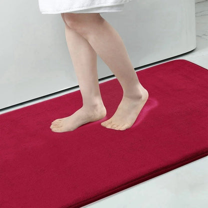 Elara Haus Bath Mat - Velvet Memory Foam Non Slip Bathroom Mats View 15