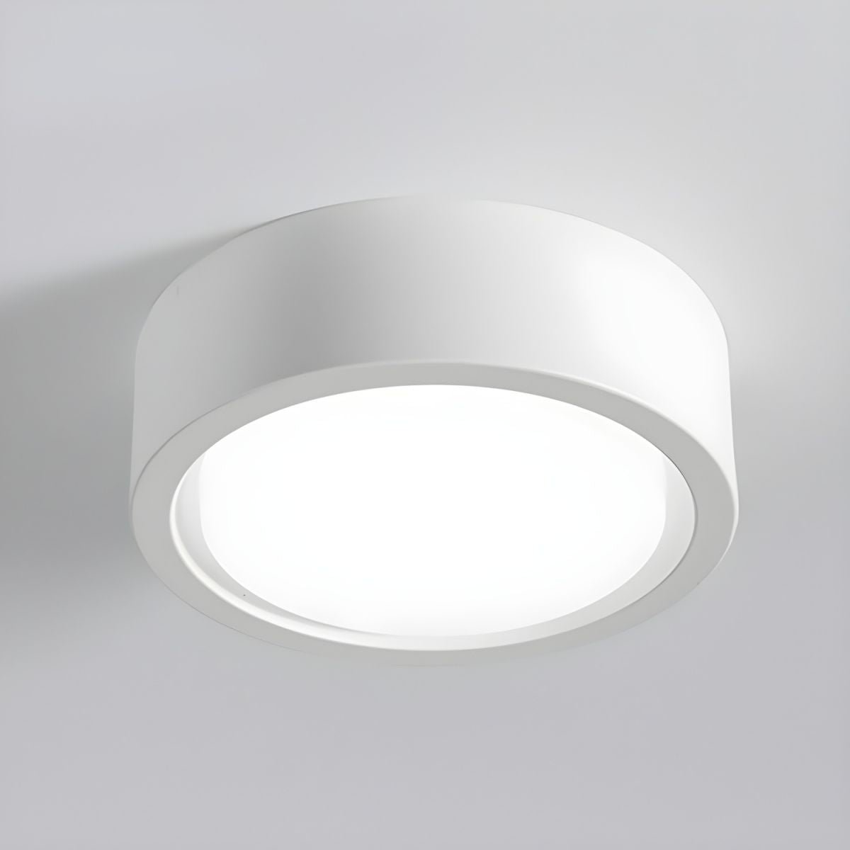 Minimalist Iron Surface Mounted LED Downlight Round Cylinder Side