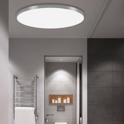 Minimalist Round LED Flush Mount Ceiling Light Slim Disc Side