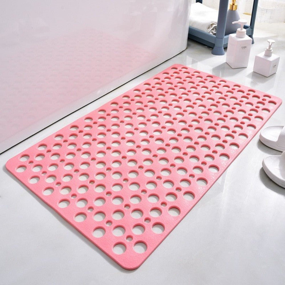 Minimalist Suction Shower Mat Bubble Hole Safety Floor Back