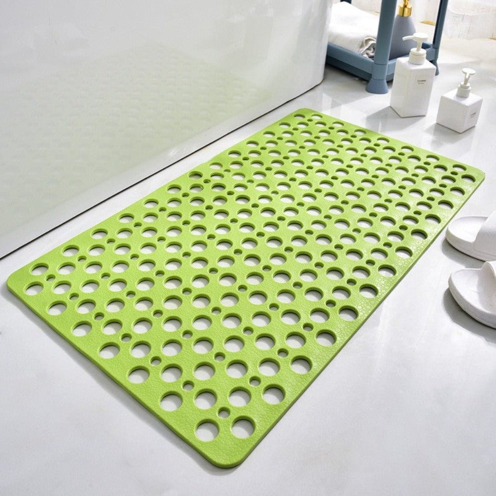 Minimalist Suction Shower Mat Bubble Hole Safety Floor Close Up