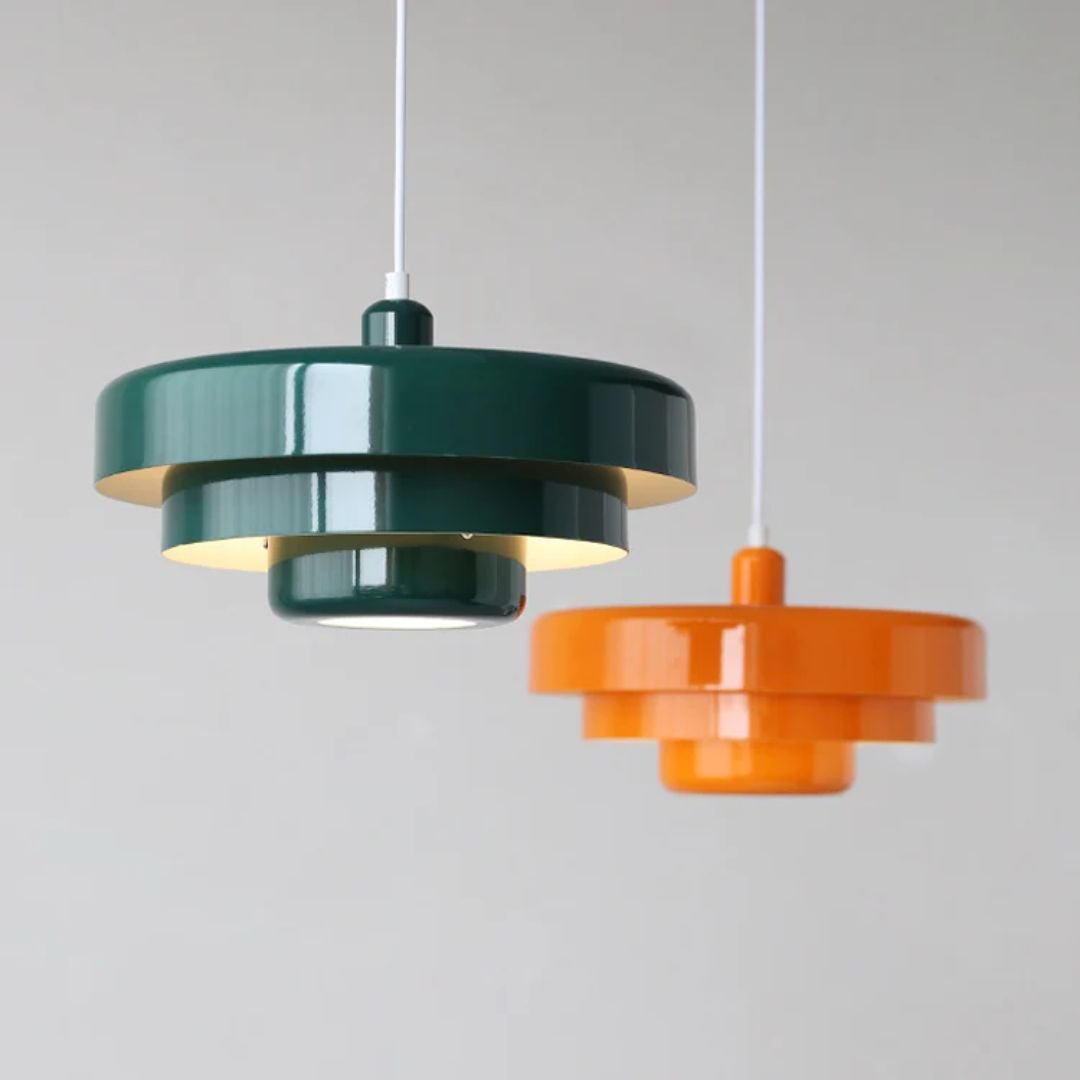 Modern Architectural Layered Pendant Light Concentric Rings Alternate