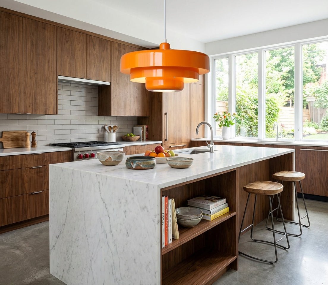 Modern Architectural Layered Pendant Light Concentric Rings Hero