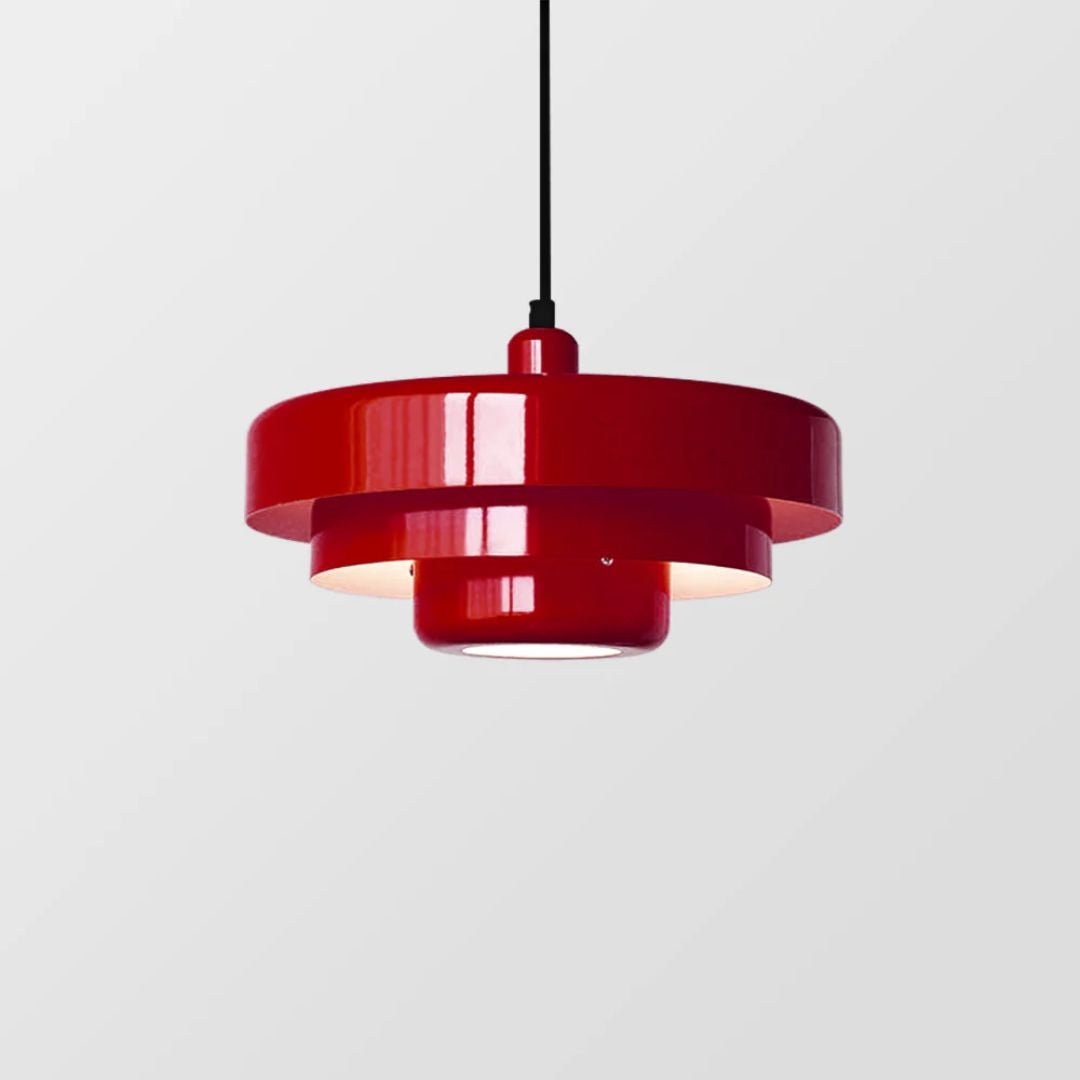 Modern Architectural Layered Pendant Light Concentric Rings View 11