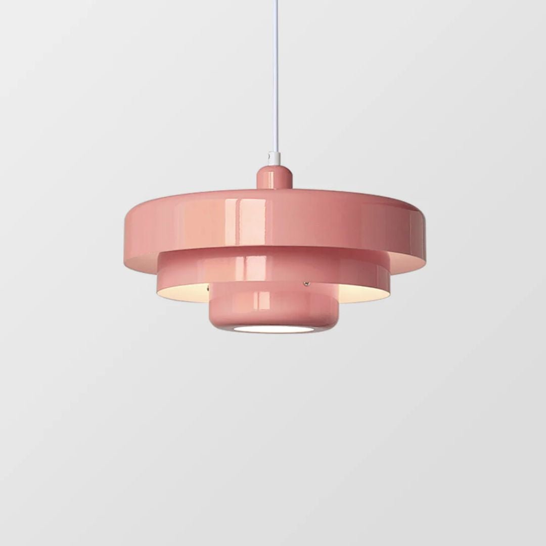 Modern Architectural Layered Pendant Light Concentric Rings View 13