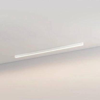 Modern Linear LED Pendant Flush Mount Light Slim Bar View 13