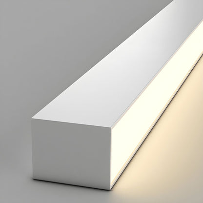 Modern Linear LED Pendant Flush Mount Light Slim Bar View 23