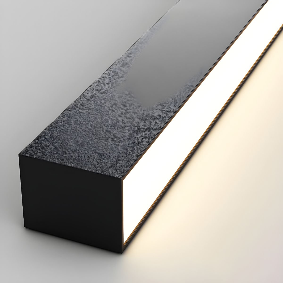 Modern Linear LED Pendant Flush Mount Light Slim Bar View 25