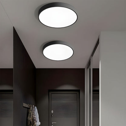 Modern Round LED Flush Ceiling Light Flat Disk Hero