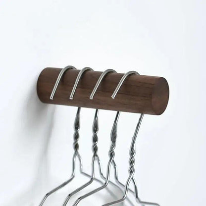 Modern Timber Angular Wall Hook Angled Peg Close Up