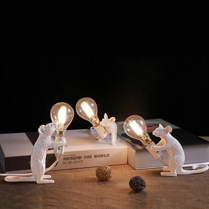 Playful Table Lamp in Unique Mouse Design | Creative Decoration Lighting for Home