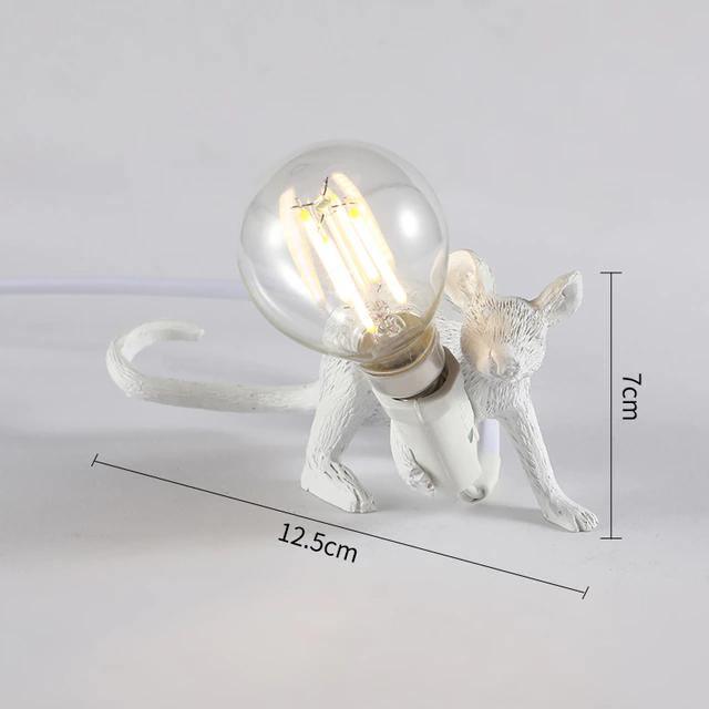 Playful Table Lamp in Unique Mouse Design | Creative Decoration Lighting for Home