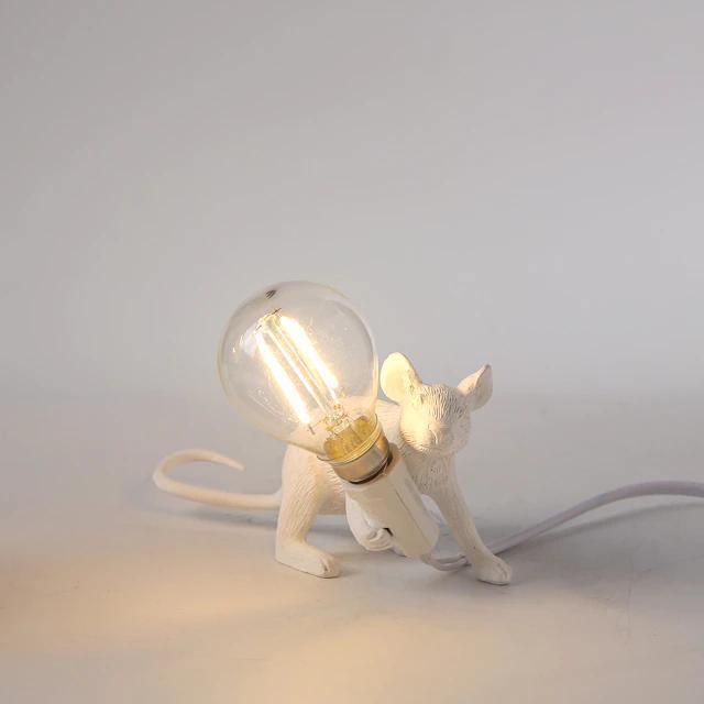 Playful Table Lamp in Unique Mouse Design | Creative Decoration Lighting for Home