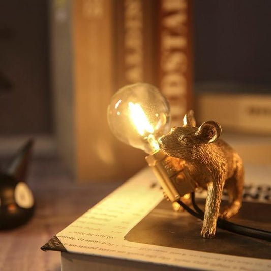 Playful Table Lamp in Unique Mouse Design | Creative Decoration Lighting for Home